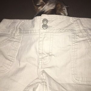 new cream colored shorts